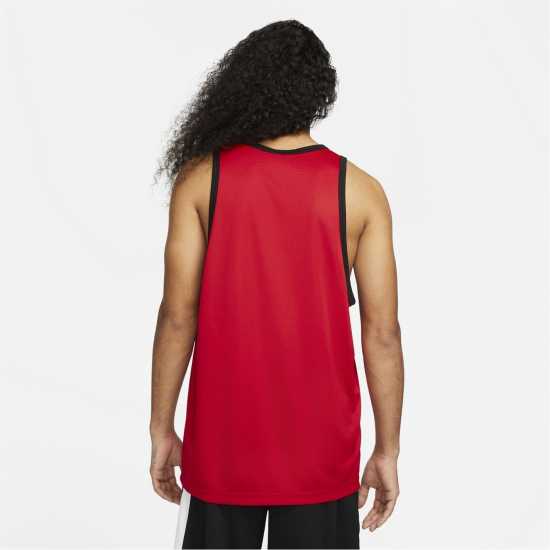 Nike Dri-Fit Basketball Crossover Jersey Mens Red/Black Мъжко облекло за едри хора