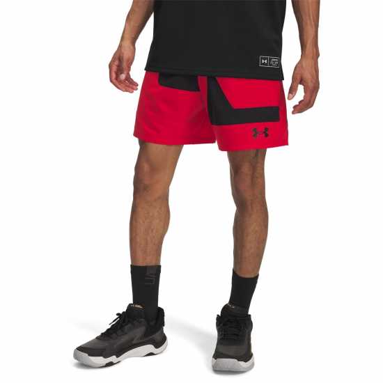 Мъжки къси панталони Under Armour Zone 7In Short Sn54 Red Under Armour Zone 7In Short Sn54 Red Мъжки къси панталони