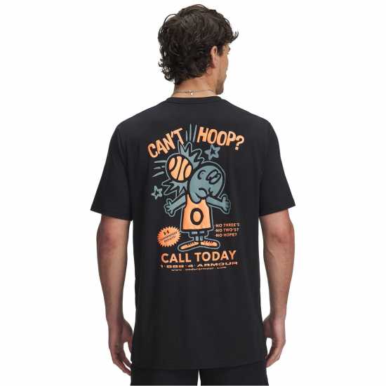 Under Armour Cant Hoop Ss Sn54 Black Мъжки тениски и фланелки