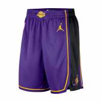 Los Angeles Lakers Statement Edition Men's Jordan Dri-fit Nba Swingman Basketball Shorts  Мъжко облекло за едри хора
