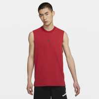 Nike Мъжки Потник Air Jordan Df Sleeveless T Shirt Mens Red/Black Мъжки ризи