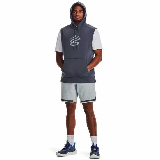 Мъжки тениски и фланелки Under Armour Мъжка Риза Armour Ua Curry Arc Ss T-Shirt Mens Бяло/Сиво Under Armour Мъжка Риза Armour Ua Curry Arc Ss T-Shirt Mens Бяло/Сиво Мъжки тениски и фланелки