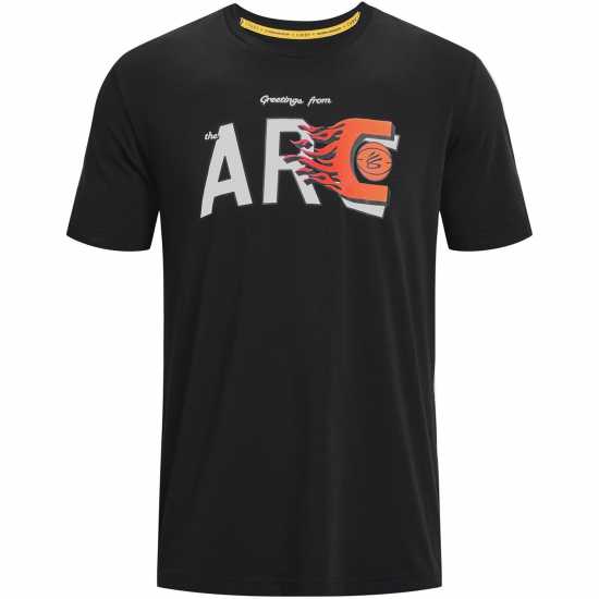 Мъжки тениски и фланелки Under Armour Мъжка Риза Armour Ua Curry Arc Ss T-Shirt Mens Черно/Бяло Under Armour Мъжка Риза Armour Ua Curry Arc Ss T-Shirt Mens Черно/Бяло Мъжки тениски и фланелки
