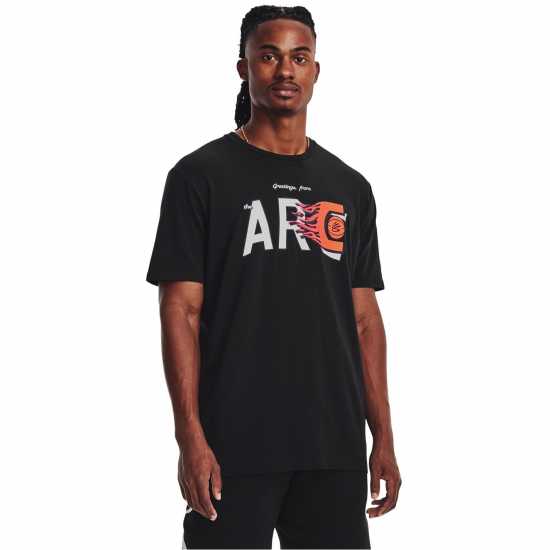 Мъжки тениски и фланелки Under Armour Мъжка Риза Armour Ua Curry Arc Ss T-Shirt Mens Черно/Бяло Under Armour Мъжка Риза Armour Ua Curry Arc Ss T-Shirt Mens Черно/Бяло Мъжки тениски и фланелки