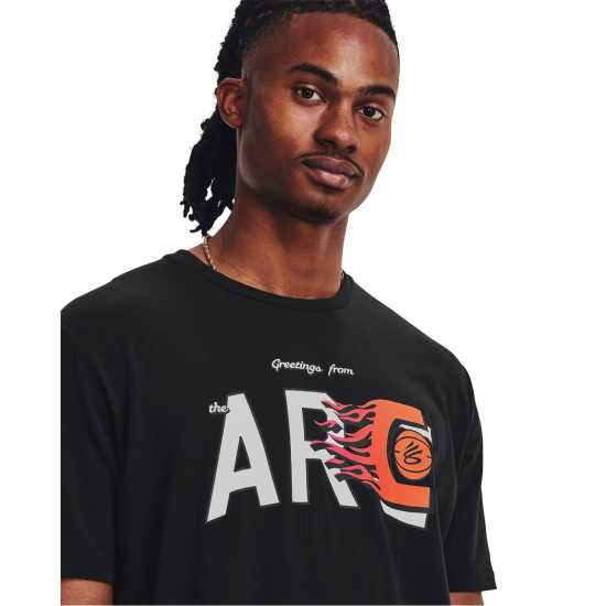 Мъжки тениски и фланелки Under Armour Мъжка Риза Armour Ua Curry Arc Ss T-Shirt Mens Черно/Бяло Under Armour Мъжка Риза Armour Ua Curry Arc Ss T-Shirt Mens Черно/Бяло Мъжки тениски и фланелки