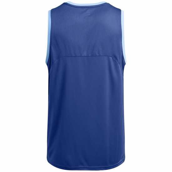 Under Armour Мъжка Риза Baseline Performance Basketball Shirt Mens Blue Мъжки тениски и фланелки