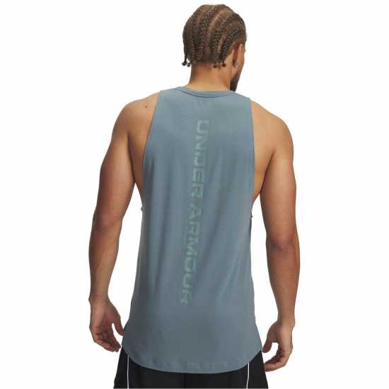 Under Armour Мъжки Потник Baseline Tank Top Mens Джаспърско синьо 