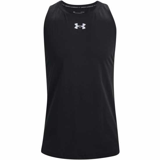Under Armour Мъжки Потник Baseline Tank Top Mens Черно/Модерно сиво Мъжки тениски и фланелки