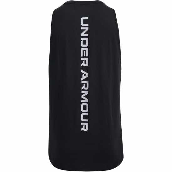 Under Armour Мъжки Потник Baseline Tank Top Mens Черно/Модерно сиво Мъжки тениски и фланелки
