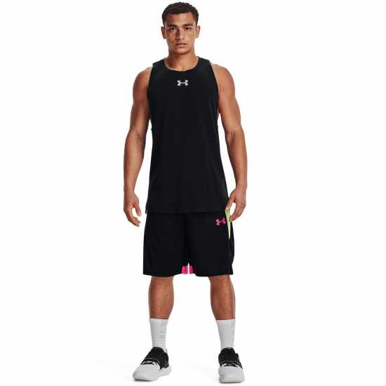 Under Armour Мъжки Потник Baseline Tank Top Mens Черно/Модерно сиво Мъжки тениски и фланелки