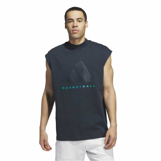 Adidas Men's Short Sleeve Performance T-Shirt Морска синьо 