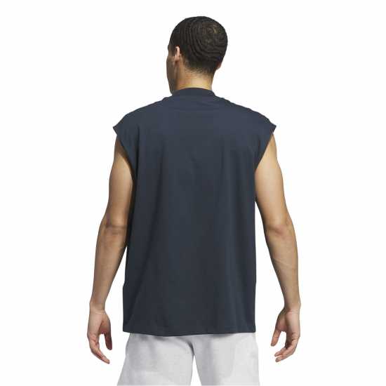 Adidas Men's Short Sleeve Performance T-Shirt Морска синьо 