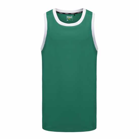 Мъжки тениски и фланелки Everlast Basketball Performance Vest Mens Зелено/Бяло Everlast Basketball Performance Vest Mens Зелено/Бяло Мъжки тениски и фланелки