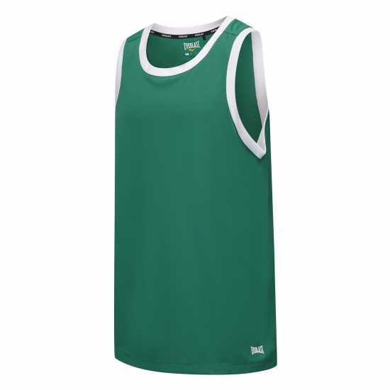 Мъжки тениски и фланелки Everlast Basketball Performance Vest Mens Зелено/Бяло Everlast Basketball Performance Vest Mens Зелено/Бяло Мъжки тениски и фланелки