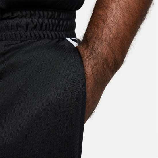Nike Мъжки Баскетболни Шорти Dna Dri-Fit 8 Basketball Shorts Mens Black/White Мъжки къси панталони