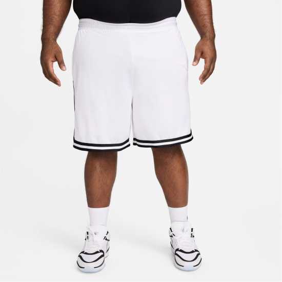 Nike Мъжки Баскетболни Шорти Dna Dri-Fit 8 Basketball Shorts Mens White/Black Мъжки къси панталони