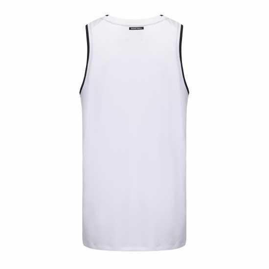 Everlast Basketball Performance Vests Mens Бяло/Черно Мъжки тениски и фланелки