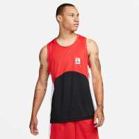 Nike Dri-FIT Starting 5 Men's Basketball Jersey Red/Black Мъжки ризи