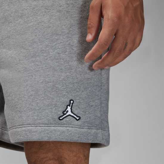 Air Jordan Essential Men's Fleece Shorts Въглероден/Бял Air Jordan Essential Men's Fleece Shorts Въглероден/Бял