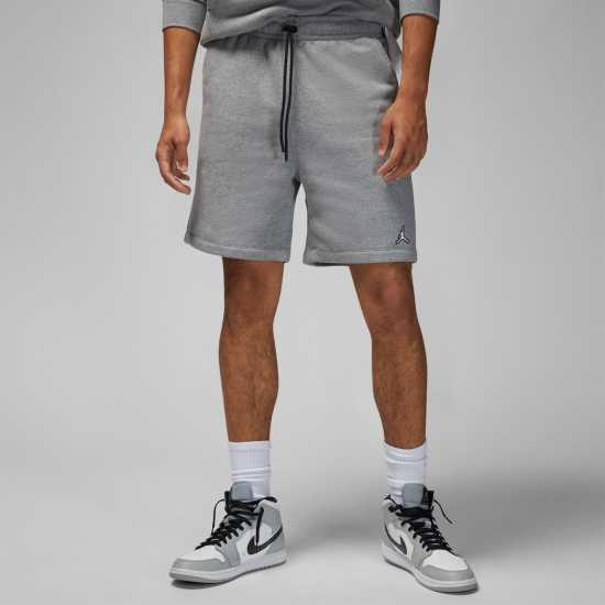 Air Jordan Essential Men's Fleece Shorts Въглероден/Бял Air Jordan Essential Men's Fleece Shorts Въглероден/Бял