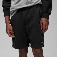 Air Jordan Essential Men's Fleece Shorts Black/White Мъжки къси панталони
