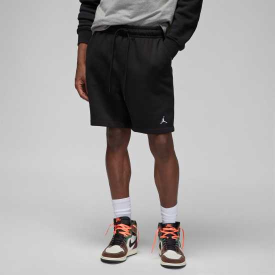 Мъжки къси панталони Air Jordan Essential Men's Fleece Shorts Черно/Бяло Air Jordan Essential Men's Fleece Shorts Черно/Бяло Мъжки къси панталони