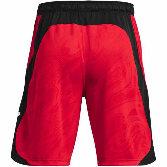 Under Armour Heatwave Hoops Shorts Red /  / White Мъжко облекло за едри хора