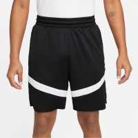 Nike Dri-FIT Icon Men's 8 Basketball Shorts Black/White Мъжко облекло за едри хора