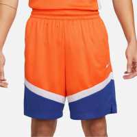 Nike Dri-Fit Icon Mens 8 Basketball Shorts Оранжев/Кралски 