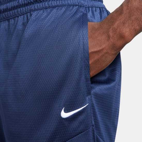 Nike Dri-Fit Icon Mens 8 Basketball Shorts Морско синьо/Бяло 