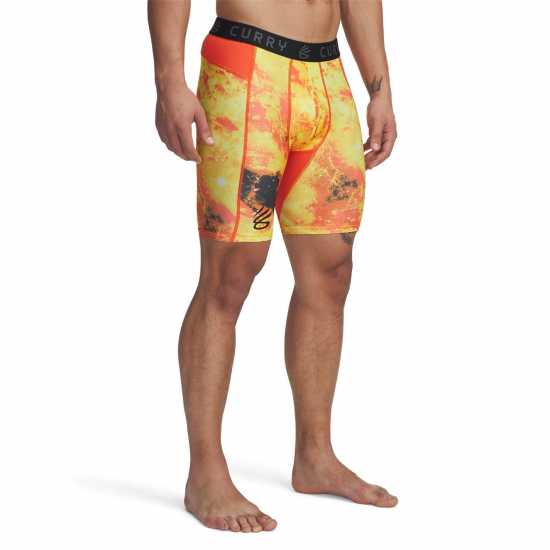 Under Armour Curry Heatgear Printed Shorts Adults Черно/Червено Баскетбол