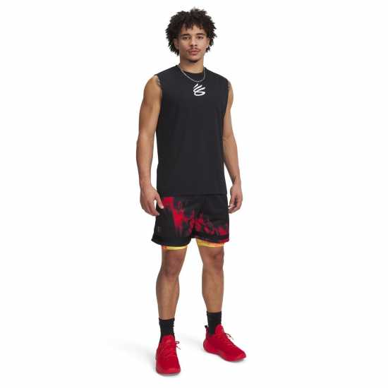 Under Armour Curry Heatgear Printed Shorts Adults Черно/Червено Баскетбол