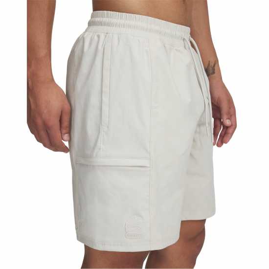 Under Armour Тъкани Мъжки Шорти Curry Woven Shorts Mens Бяло Мъжки къси панталони