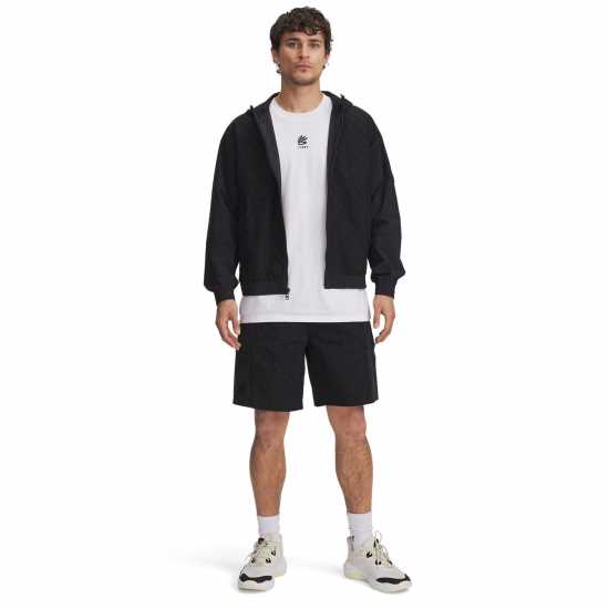 Under Armour Тъкани Мъжки Шорти Curry Woven Shorts Mens Черно Мъжки къси панталони