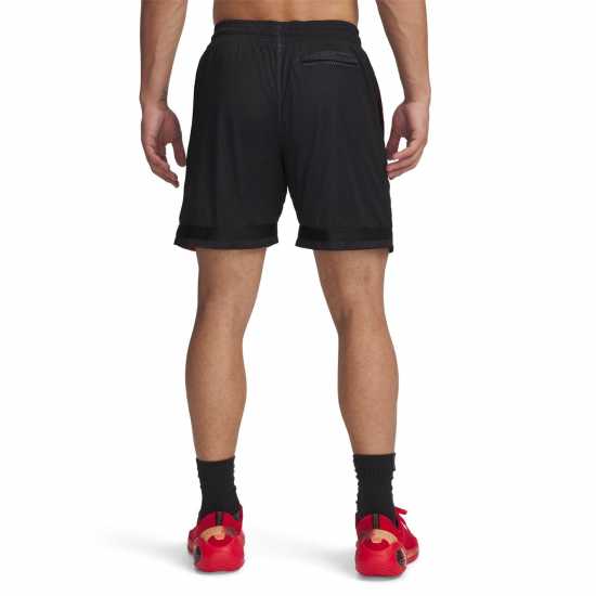 Under Armour Мъжки Шорти Curry Statement Shorts Mens Черно/Червено Мъжки къси панталони