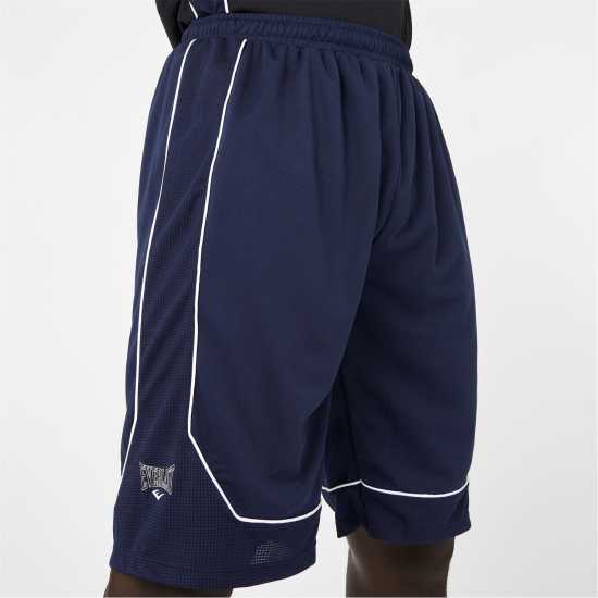 Мъжки къси панталони Everlast Basketball Shorts Men Морско синьо и бяло Everlast Basketball Shorts Men Морско синьо и бяло Мъжки къси панталони