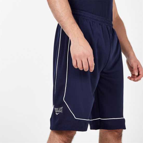 Everlast Basketball Shorts Navy & White Мъжко облекло за едри хора