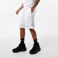 Everlast Basketball Shorts White Мъжко облекло за едри хора