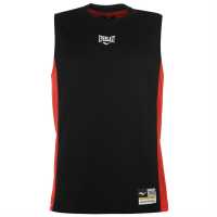 Everlast X Ovie Soko Basketball Jersey Black/Red Мъжко облекло за едри хора
