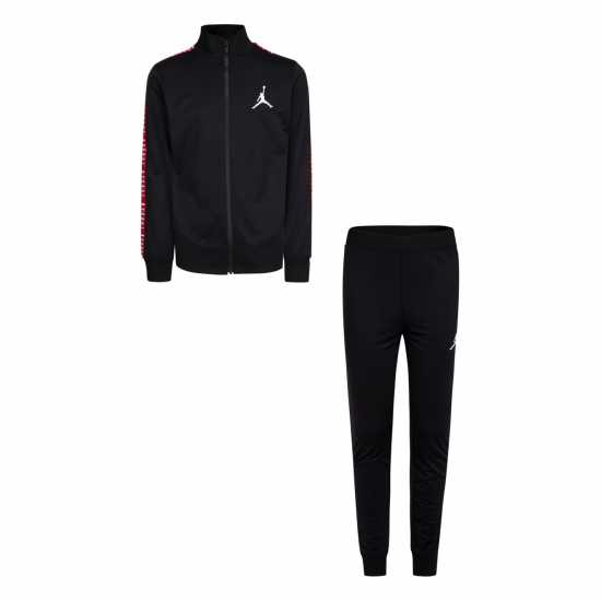 Детски спортни екипи Air Jordan Tape Tracksuit Juniors Черно/Червено Air Jordan Tape Tracksuit Juniors Черно/Червено Детски спортни екипи