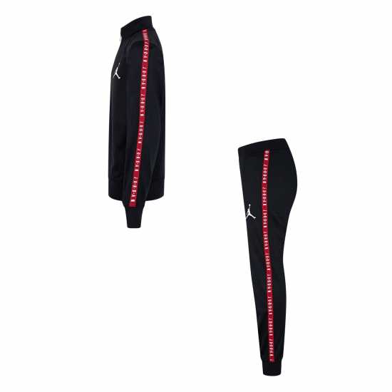 Детски спортни екипи Air Jordan Tape Tracksuit Juniors Черно/Червено Air Jordan Tape Tracksuit Juniors Черно/Червено Детски спортни екипи