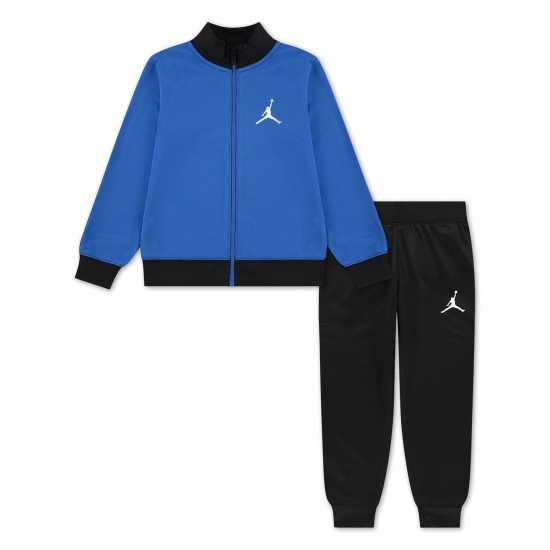 Air Jordan Aj Tape Tracksuit Juniors Син/Черен 
