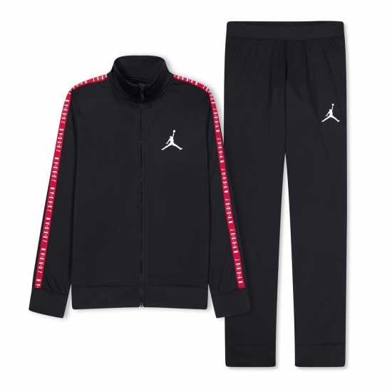 Air Jordan Aj Tape Tracksuit Juniors Черно/Червено 