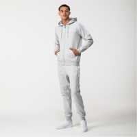 Puma Fleece Tracksuit Сиво/Бяло 