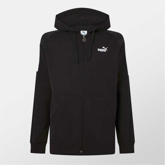 Puma Fleece Tracksuit Черно/Бяло Puma Fleece Tracksuit Черно/Бяло