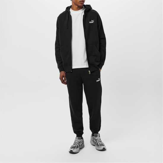 Puma Fleece Tracksuit Черно/Бяло Puma Fleece Tracksuit Черно/Бяло