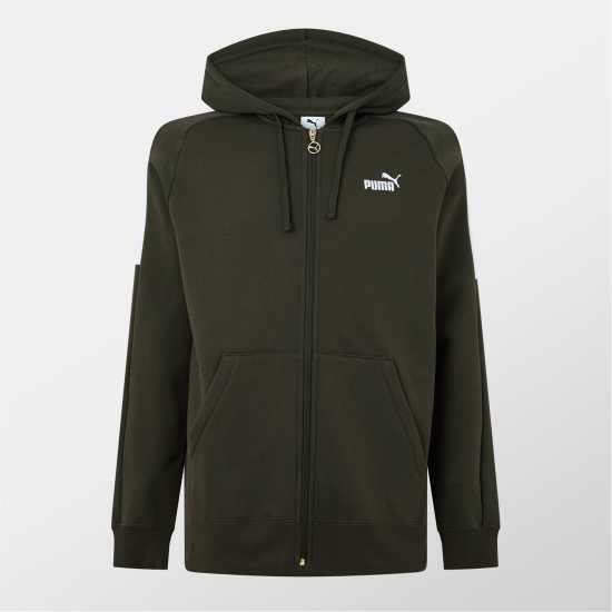 Puma Fleece Tracksuit Хаки зелено Puma Fleece Tracksuit Хаки зелено