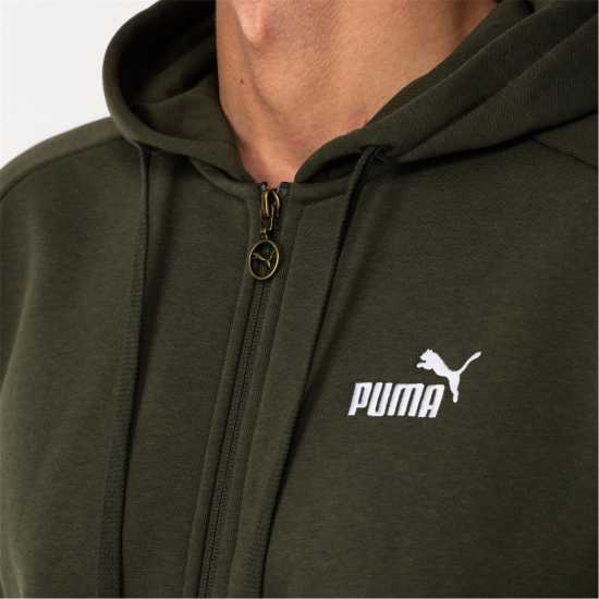 Puma Fleece Tracksuit Хаки зелено Puma Fleece Tracksuit Хаки зелено
