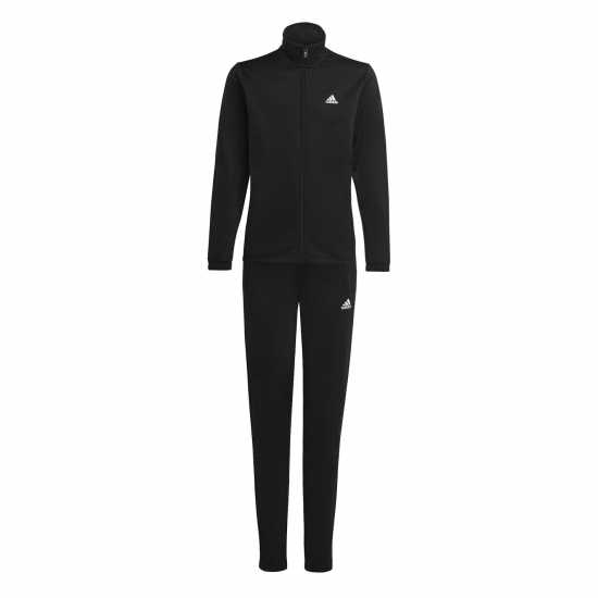 Adidas Детски Спортен Екип Linea Poly Tracksuit Juniors Черно/Бяло Детски спортни екипи