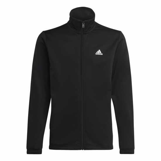 Adidas Детски Спортен Екип Linea Poly Tracksuit Juniors Черно/Бяло Детски спортни екипи